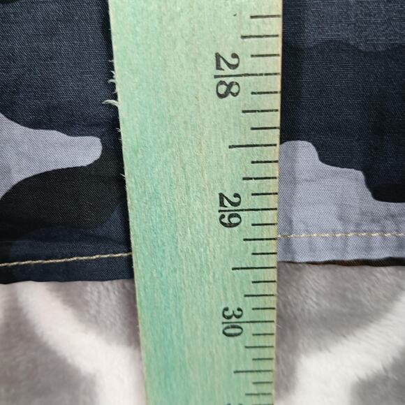 Diesel Shirt Mens Small Camo Patchwork Button Down Long Sleeve Cotton - Picture 7 of 12